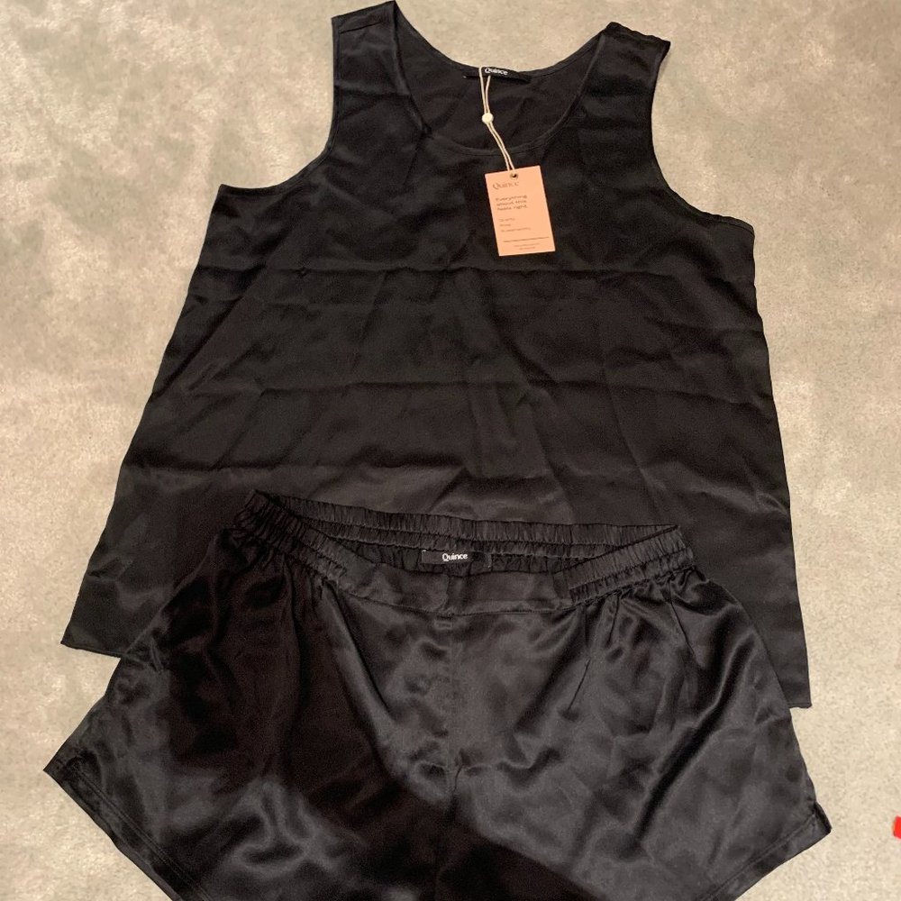 Quince Silk PJ Short Set (M)